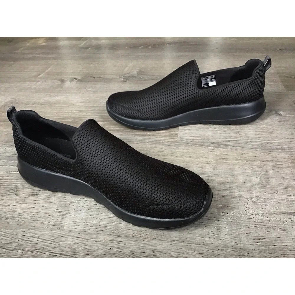Skechers Go Walk Max Mens Size 13 Black Slip On Walking Shoes 54600 NEW